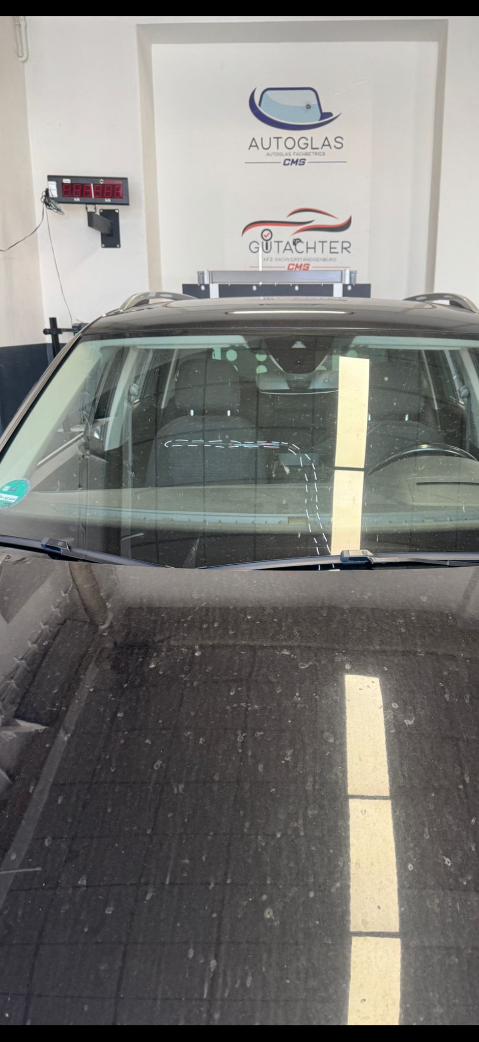 Volkswagen Windschutzscheibe Detail